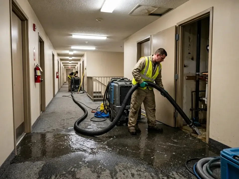 multi-unit-apartment-hallway-f-005 — frequently asked questions, Emergency Burst Pipe Water Extraction & Removal in Ulysses,…
